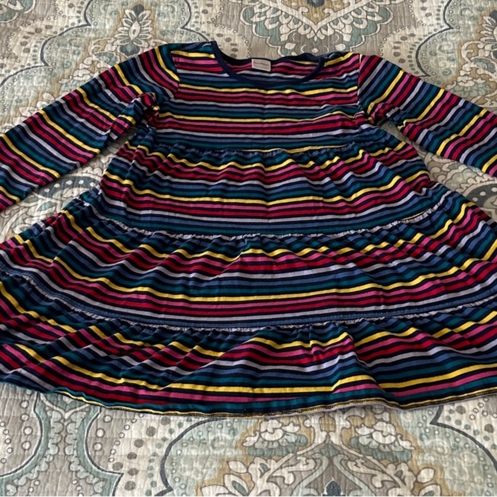 Hanna Andersson Multicolor Striped Kids Dress